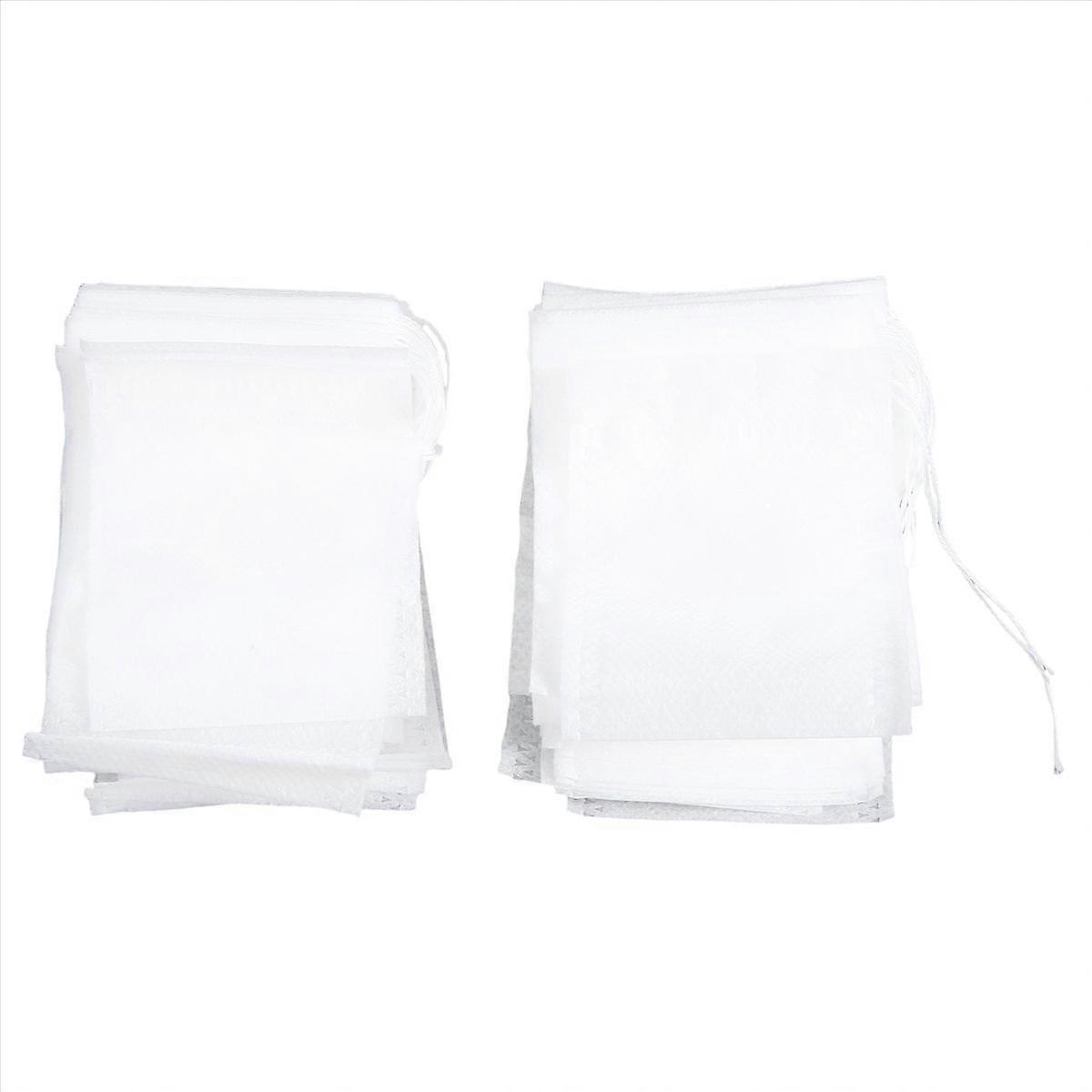 100 Pcs Disposable Empty Tea Bag String Heat Seal Filter Paper