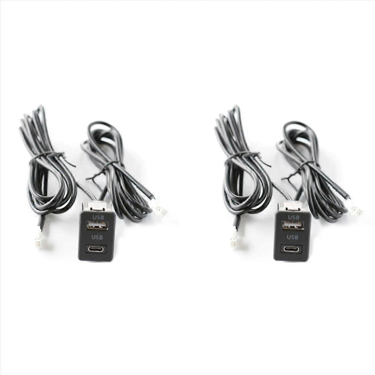 USB+TYPE-C Port Panel Interface Extension Cable Adapter