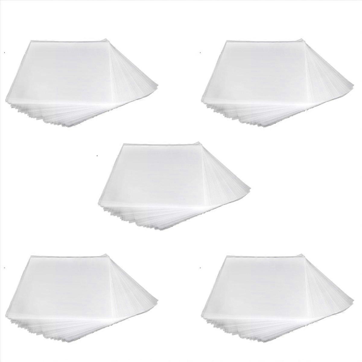 50PCS Gel Record Cover for Turntable Player LP Record Flat Open