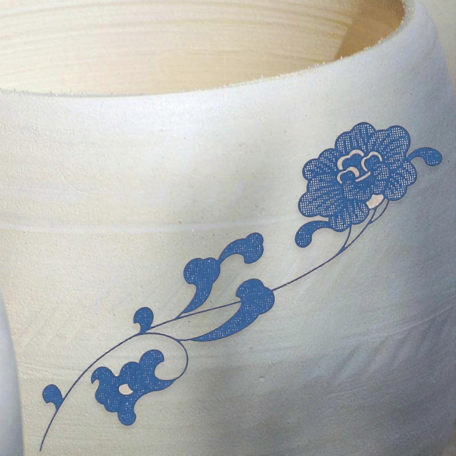 Underglaze Transfers for Pottery Pottery Transfer Paper for DIY 4 Sheets