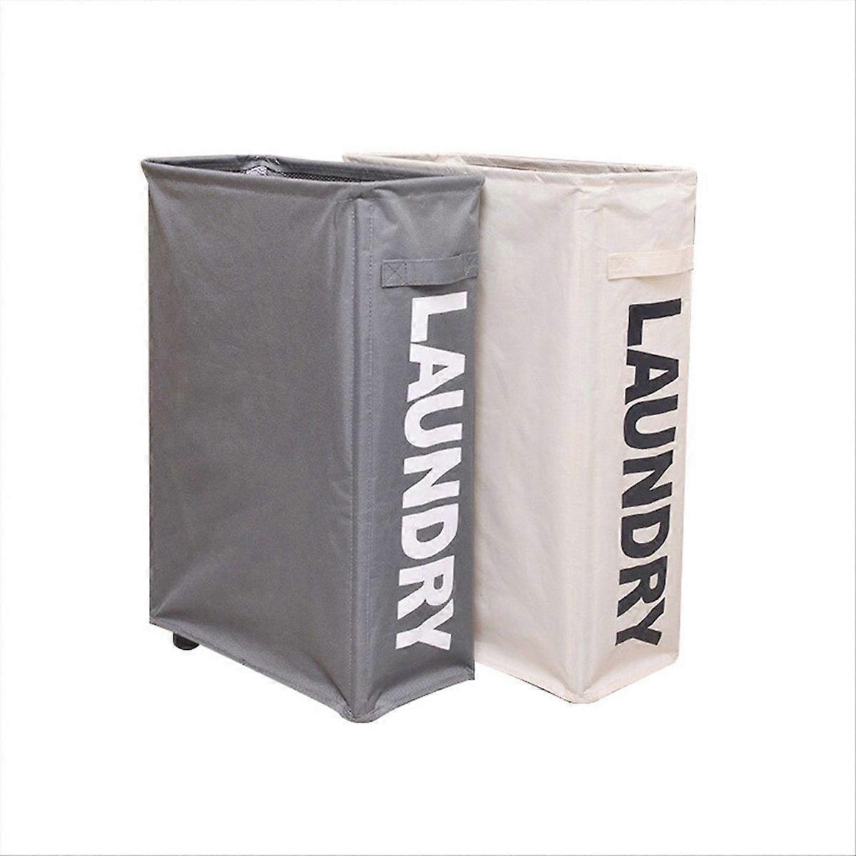 Rolling Slim Laundry Basket With Stand