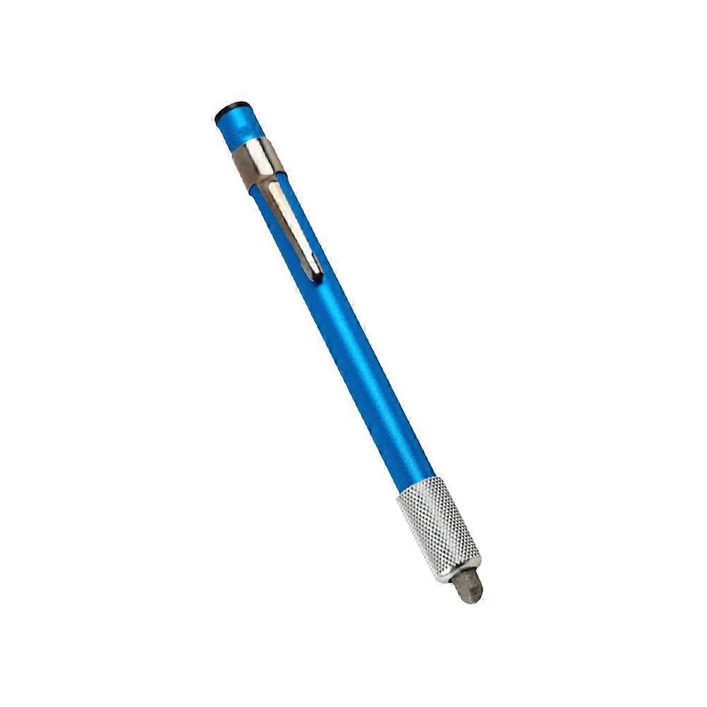 Retractable Sharpener Grinding Pen for Daily Use 1Pcs Portable Blue