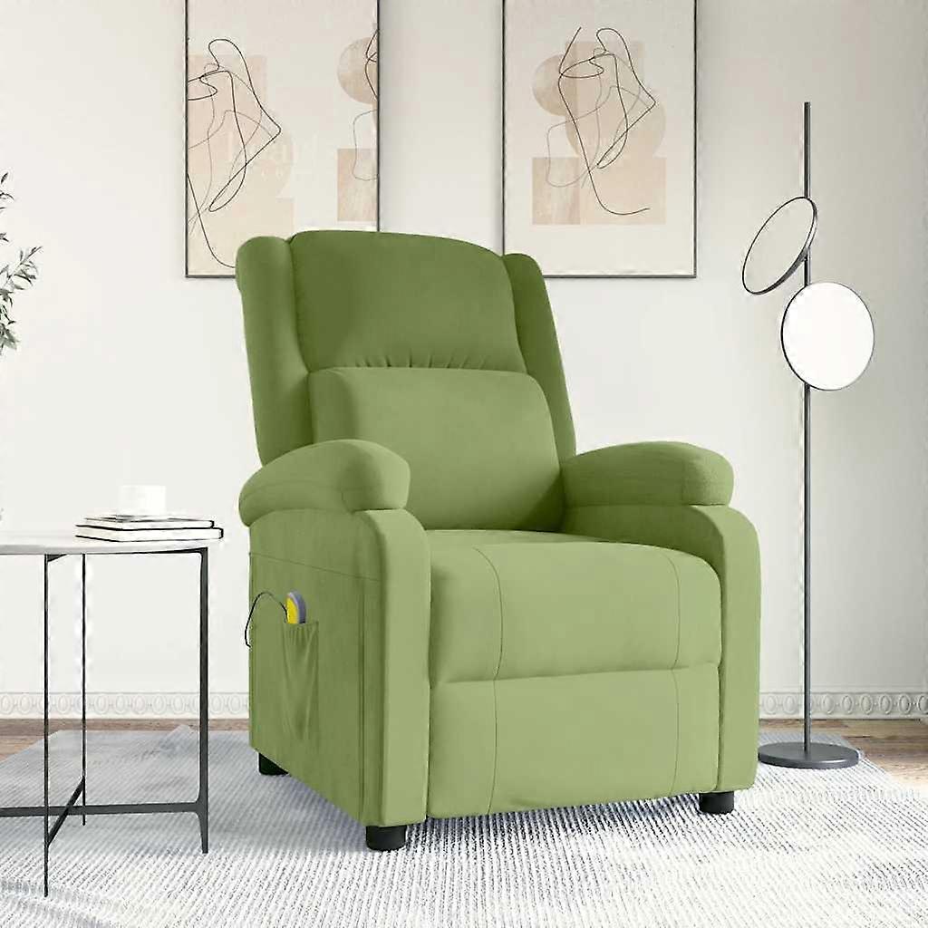 Massagesessel Hellgrün Samt, SKU: 342413