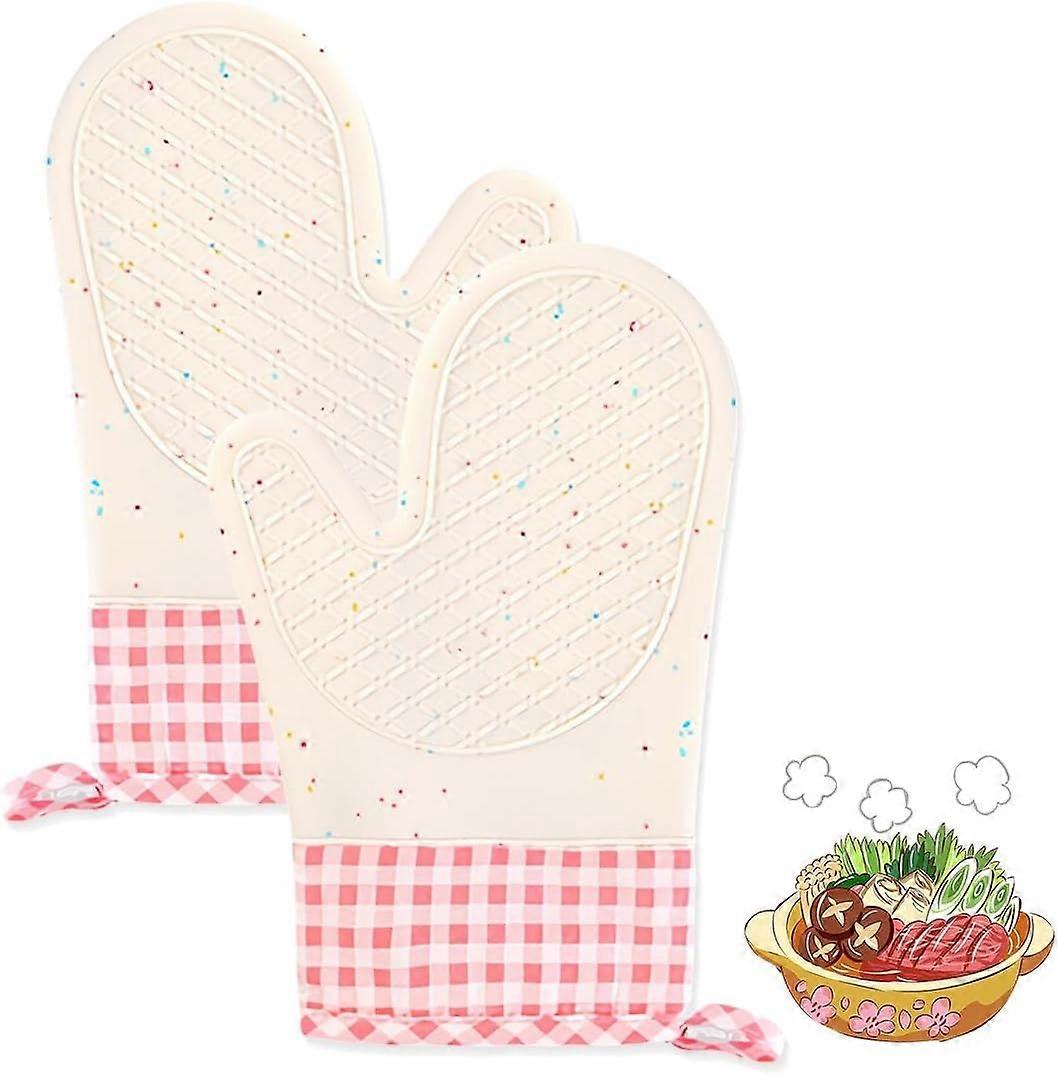 Oven Gloves (Pair), Cotton Kitchen Gloves