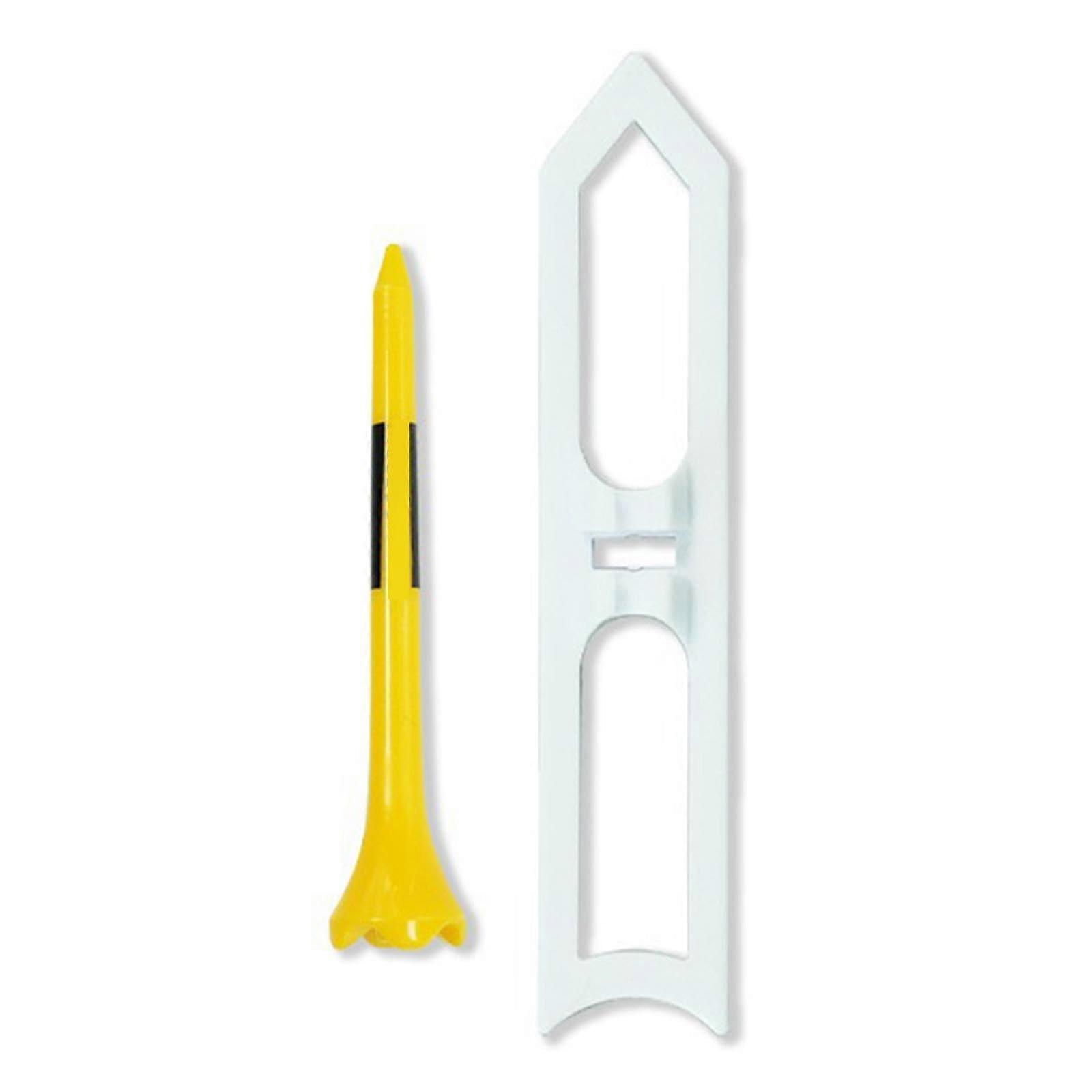 Golf Practice Tees Rocket Shape Durable Plastic for Long Distance Backyard and Driving Range