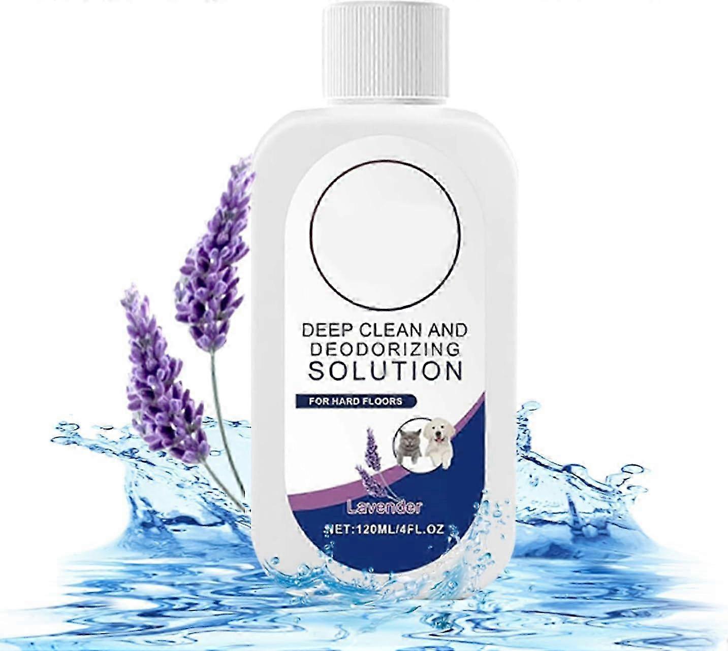 120ml Lavender Scented Floor Cleaning Fluid Solution Refill, Suitable for All Robot Vacuums with Mopping Function