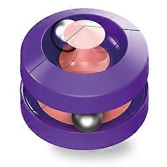 ShaoXinWan Fidget Cube Speelgoed – Stressverlichtend & Mentale Stimulerend Puzzel voor Kinderen & Volwassenen (Paars) – Compatibel met standaard fidget-accessoires