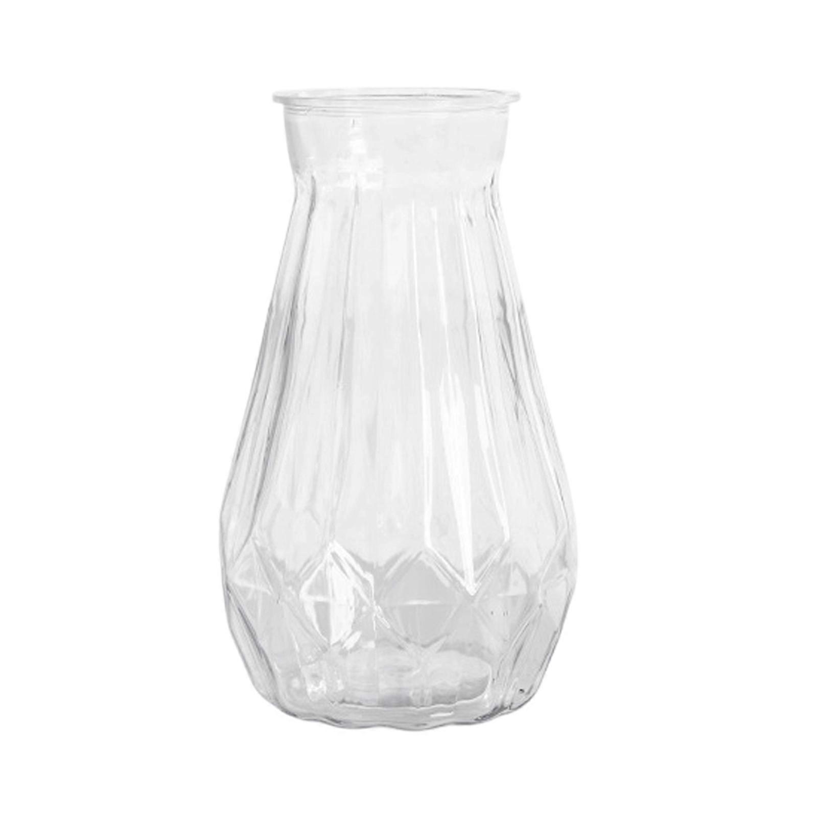 Transparent plastvas för bröllop och heminredning
