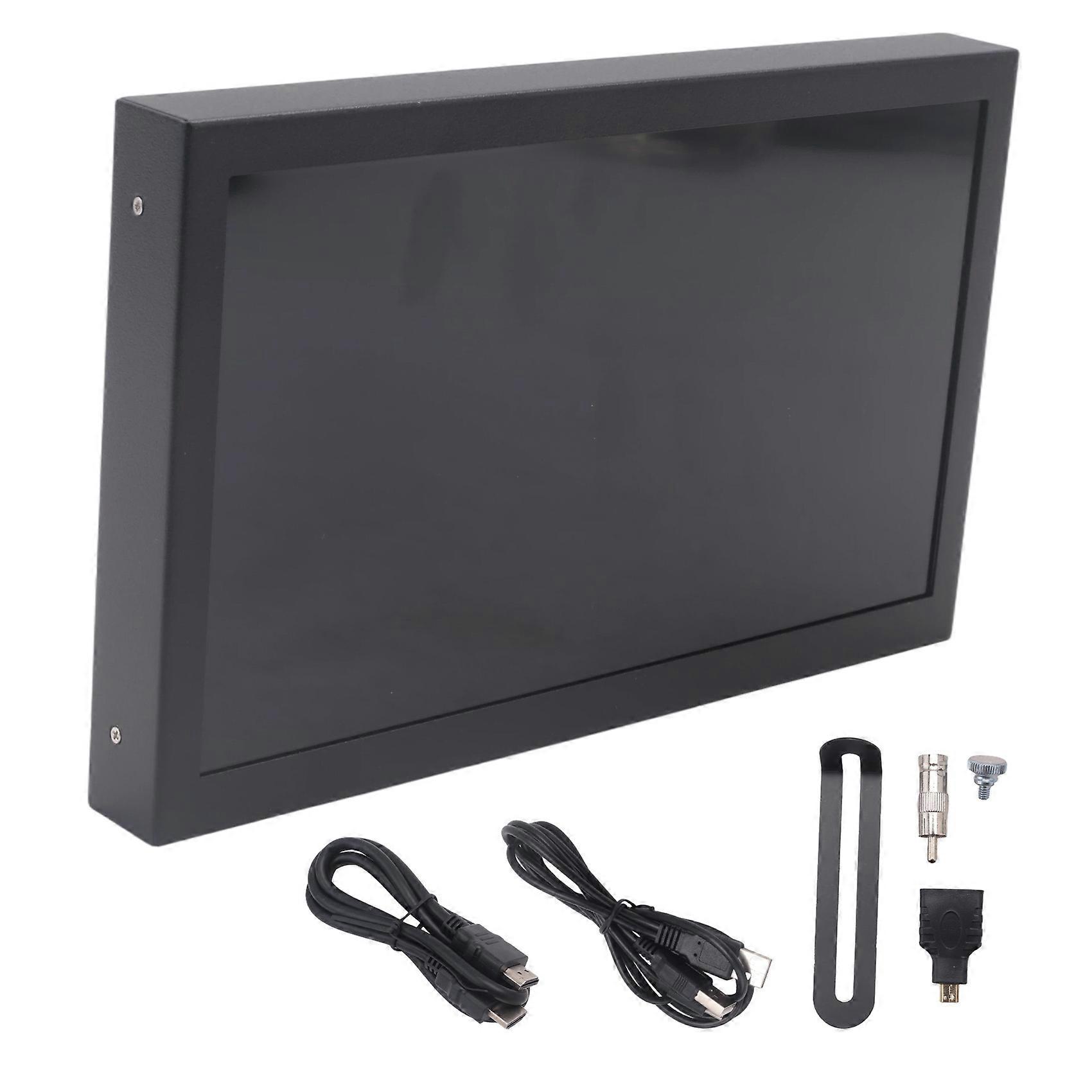 Display portátil de 7 polegadas IPS 1024x600 LCD - compatível com VGA AV Input DC Tipo C Power in para PC Laptop