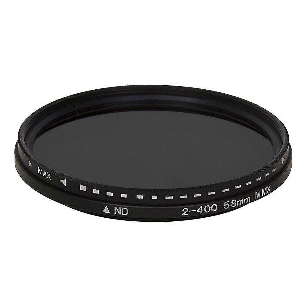 58mm ND Fader Neutral Density Adjustable Variable Filter ND 2 to ND 400 Filter