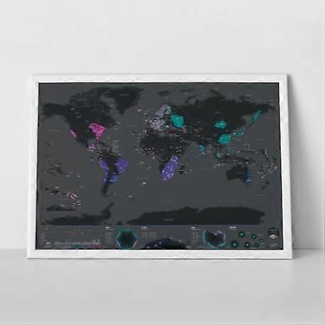 Scratch Map Capitals - Scratch Map