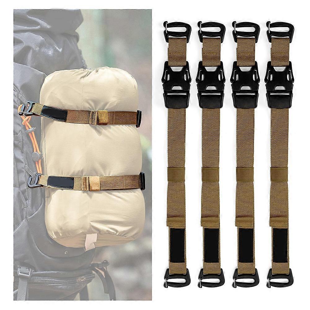Backpack Straps and Buckles Set -Adjustable 19.49" Pack Attachment Strap Accessories Backpack Attachment Strap Nylon