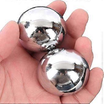 Baoding-bolde, 2 stk. metalbolde til meditation og håndøvelser, træningsværktøj og til voksne mænd kvinder, daglig brug, rejser, hjemmekontor