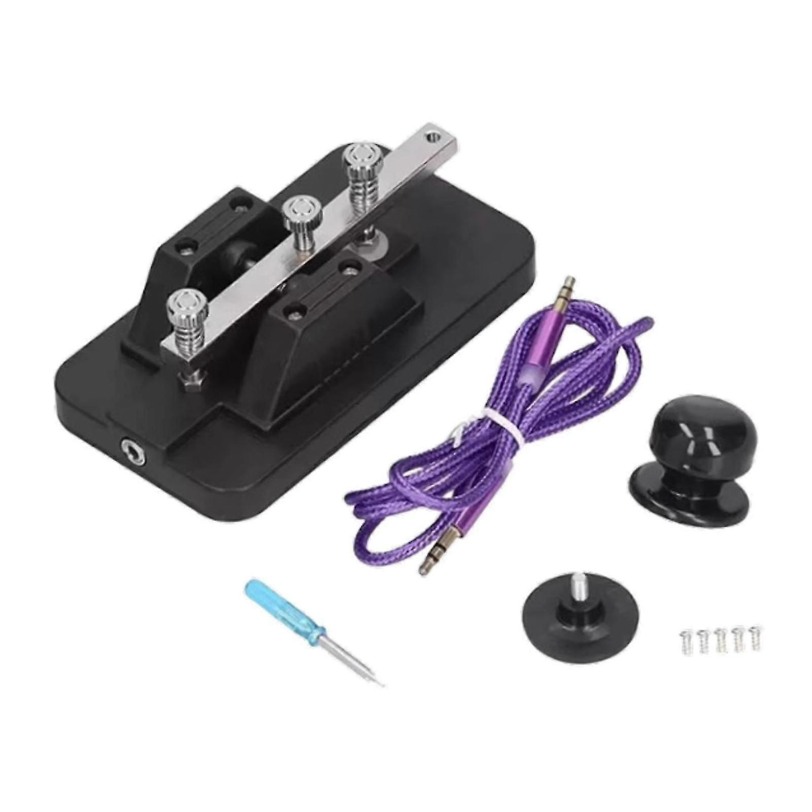 Morse Practice Key Telegraph Key for Broadcast Enthusiasts Beginners Camping