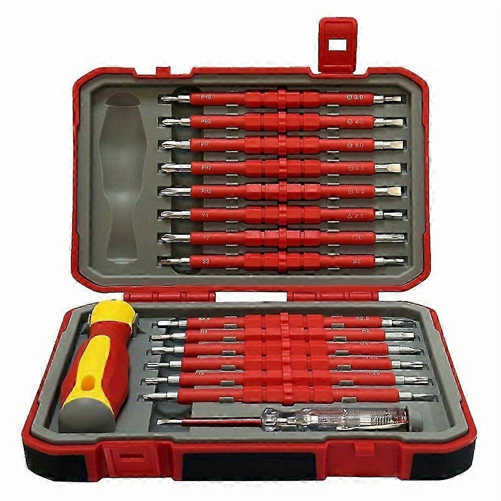29-in-1 Multi-Function Screwdriver Set compatible with Home Electronics & Auto Maintenance