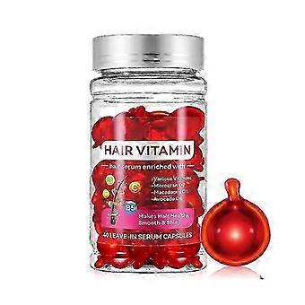 Cápsulas de Óleo Capilar com Vitaminas, Cápsulas de Óleo Capilar, Sérum Condicionador para Tratamento Capilar para Cabelos Frisados, Secos e Danificados - tfd