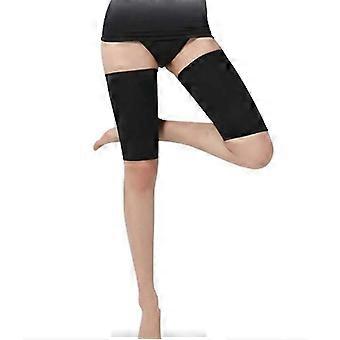 Women Fitness Legs Thigh Burn Fat Shaper Slimmer Workout Shapewear Warmer(2 Pcs, Black)