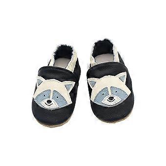 2026 Gut!! Krabbelschuhe mit Tiermuster, erste Lauflernschuhe, Frühlingsschuhe aus Leder für Babys von 6-24 Monaten, Essential B M für 6 bis 12 Monate
