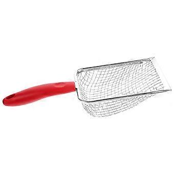 Cat Litter Scoop Stainless Steel for Cleaning with 2Pcs Household Sand Sifter