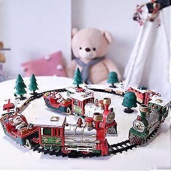 Weihnachtszug Set Elektrische Eisenbahn Zug Set Santa Claus Zug Ornament