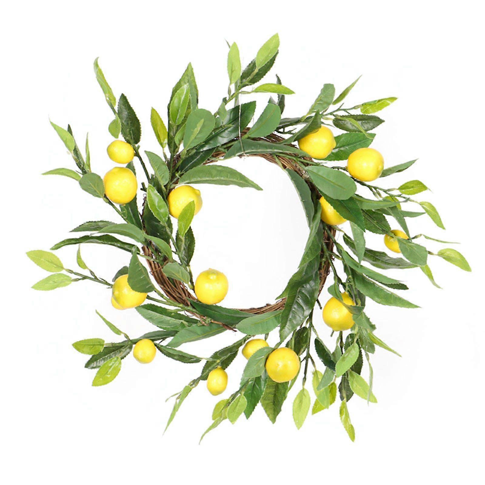 New Simulated lemon garland