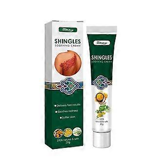 Crème apaisante Lebanghui 20 g contre le zona, traitement et soulagement de la douleur pour le visage et le corps, baume anti-douleur.