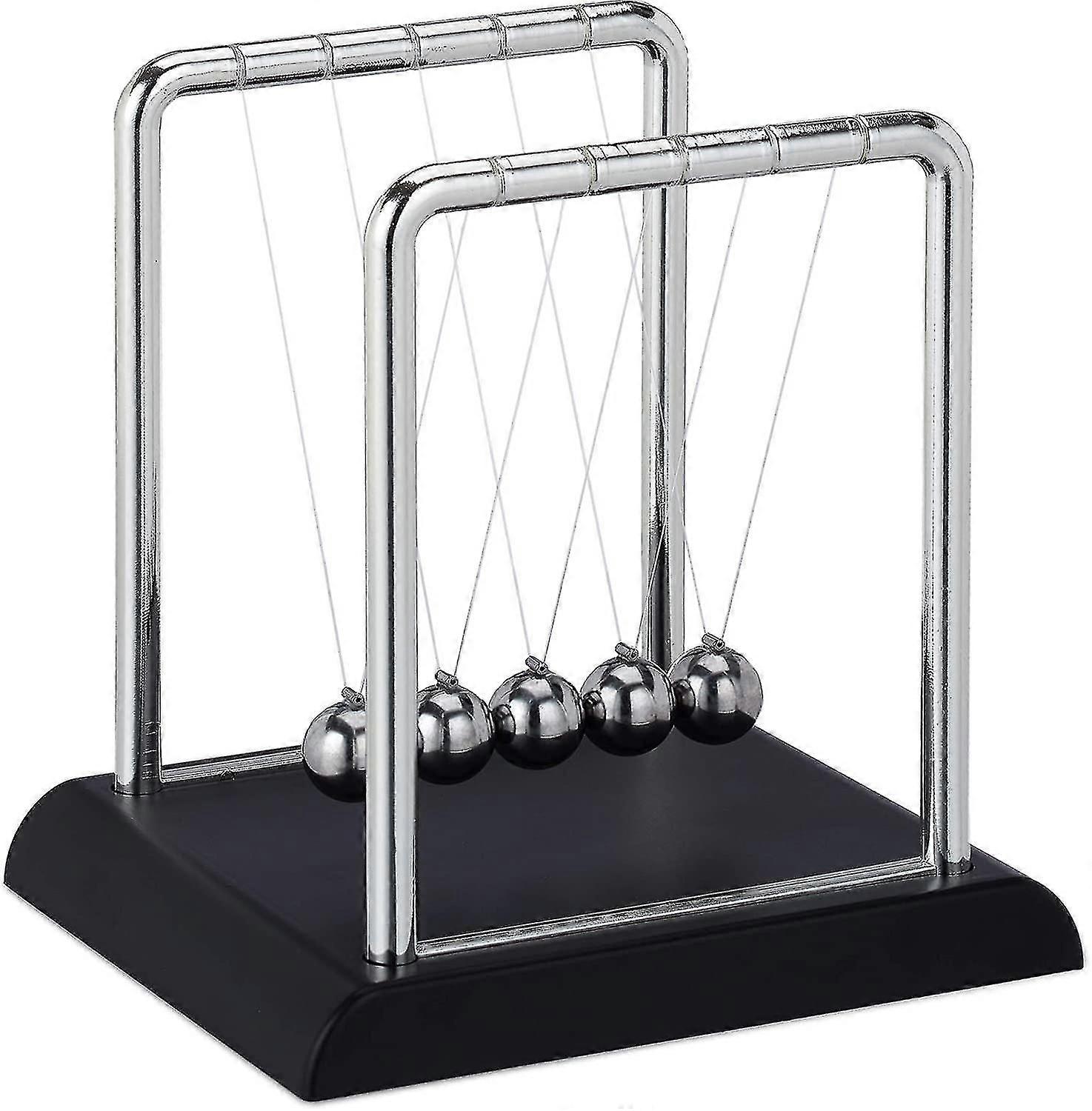 Newton Pendulum,classic Shot Put Pendulum,5 Balls, Physics Decoration