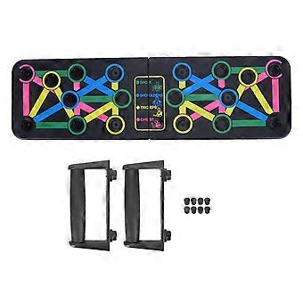Soporte de tabla de empuje multifunción Entrenamiento de fitness Entrenamiento Herramienta de ejercicio de gimnasio para hombres y mujeres