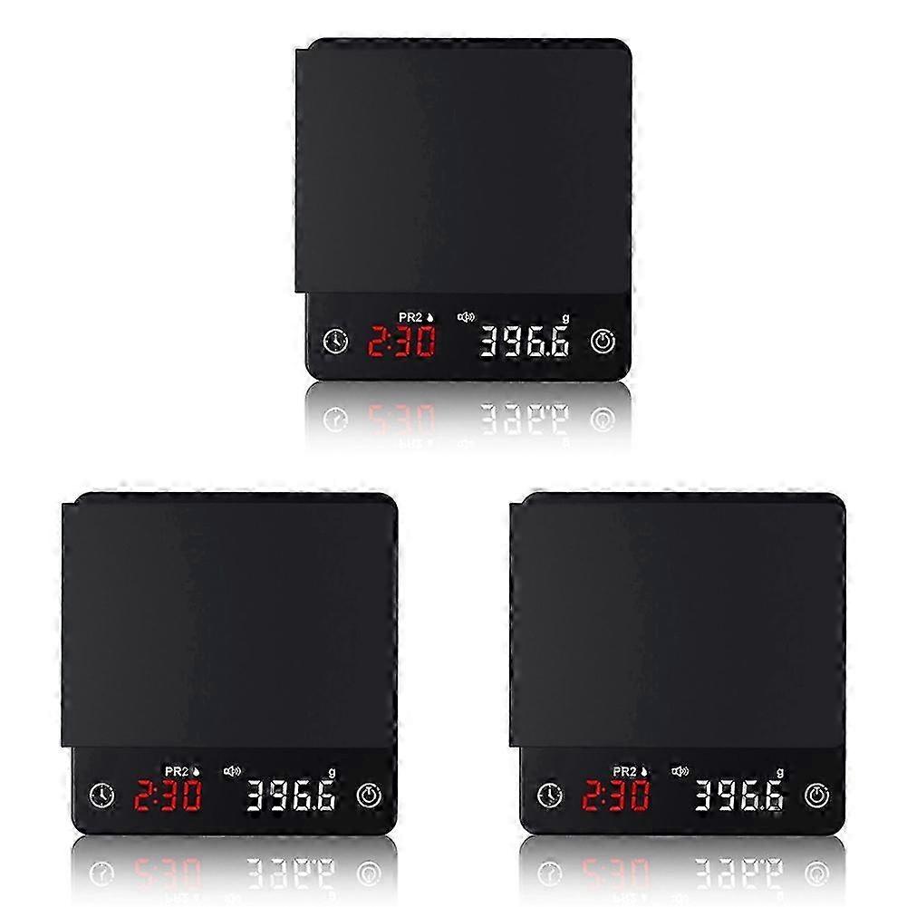 3X Mini Smart Kitchen Scale Weighing Precision Digital Coffee Scale Espresso with Timer