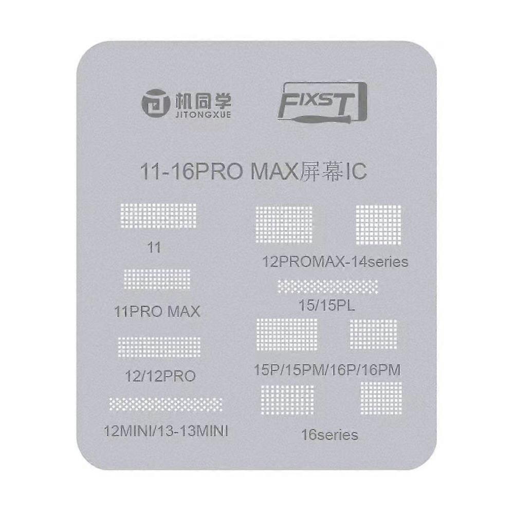 Screen IC Reballing Stencil for iP 11-16 PM