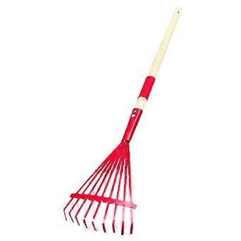 Children'S Rake with Hardwood Handle and Cute Rake compatible withChildren, Garden Tool compatible withChildren over 3 Years Old Red