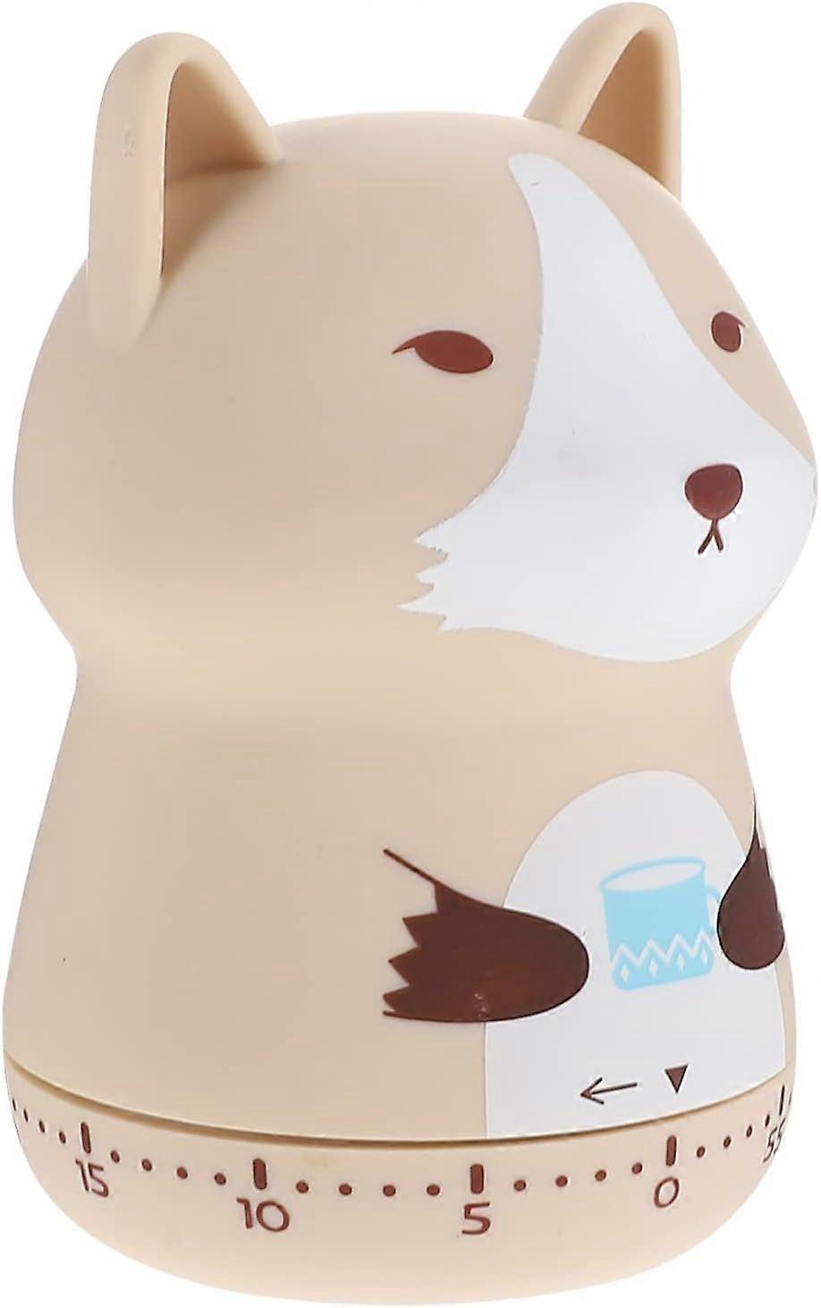 Kitchen Timer Cartoon Animal: Beige Kitchen Timer Mechanical Counters Clock for