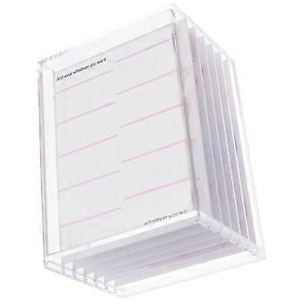 Nail Art Storage Box Acrylic Organizer for Storage with Six Transparent Drawers