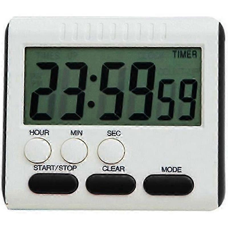 24 Hour Multifunction Electronic Digital Kitchen Timer - Black