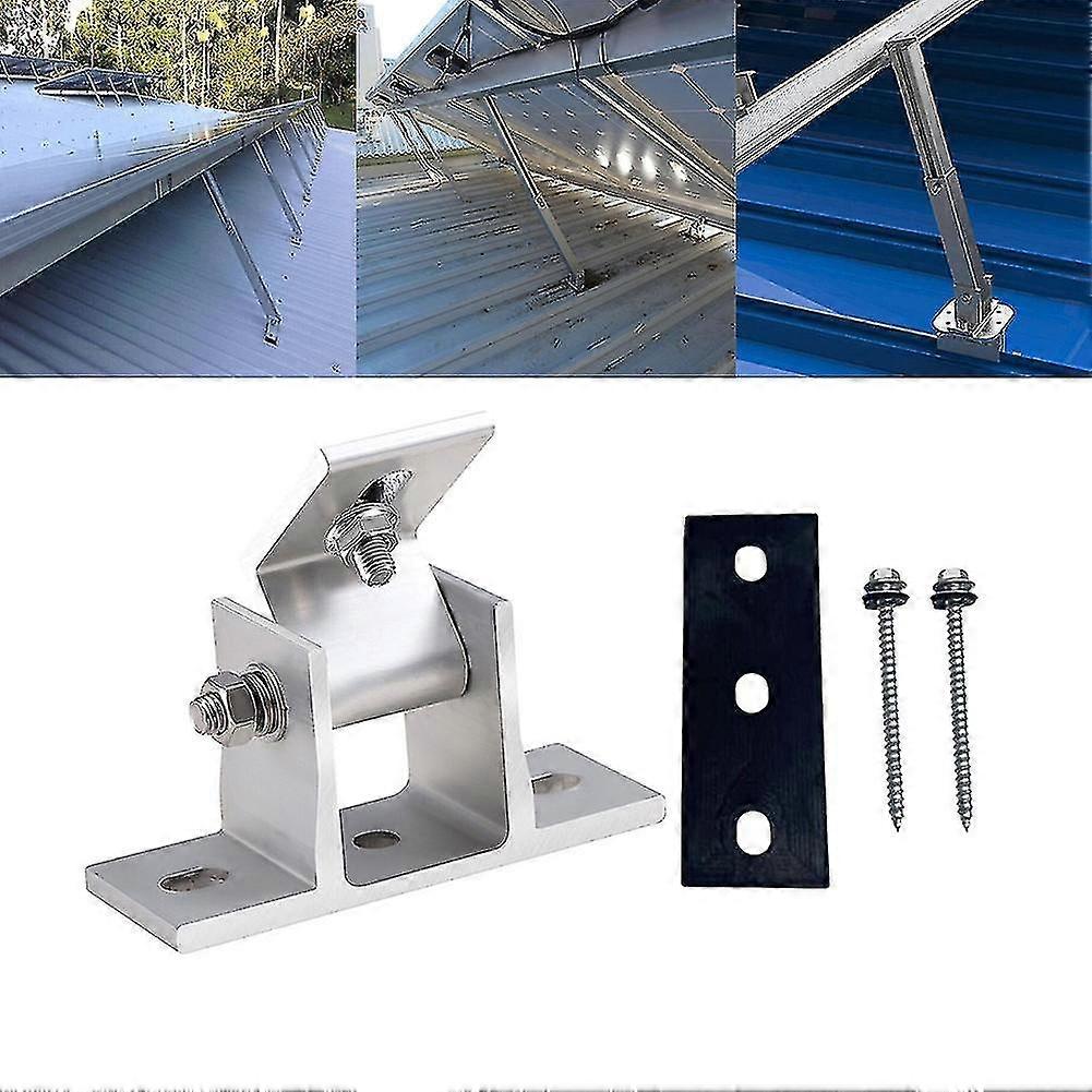 Solar Panel Rotatable Elevation With Angle Bracket Roof Mounting Attachment Photovoltaic Support Sol