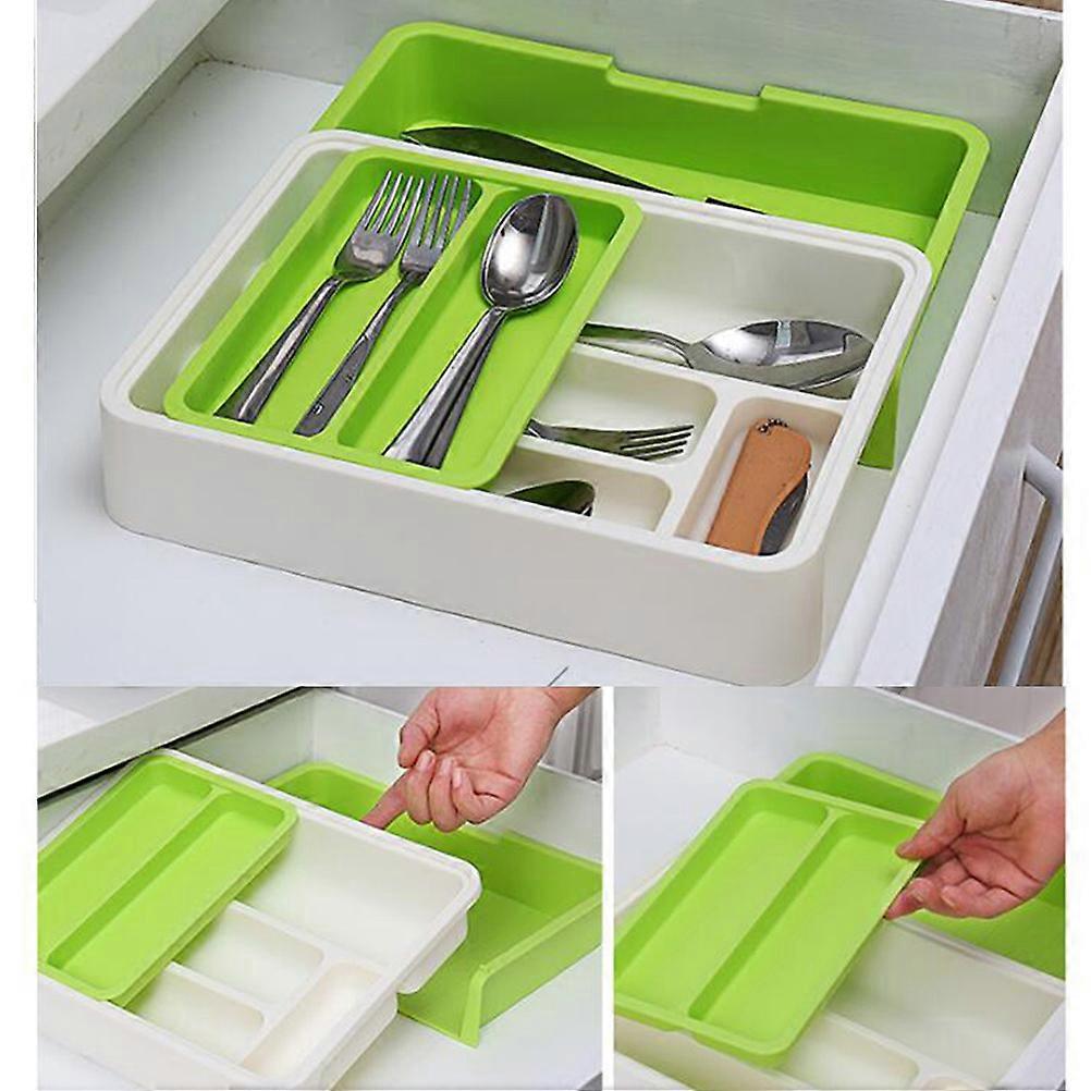 Flatware Storage Container Kitchen Storage Box for Cutlery Sorting