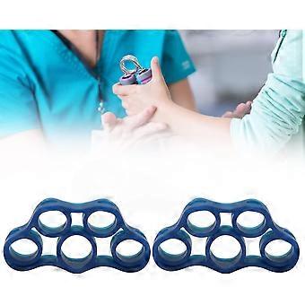 Hochflexibler Fingertrainer, 2er-Set für das Training – Dunkelblau, 5 kg
