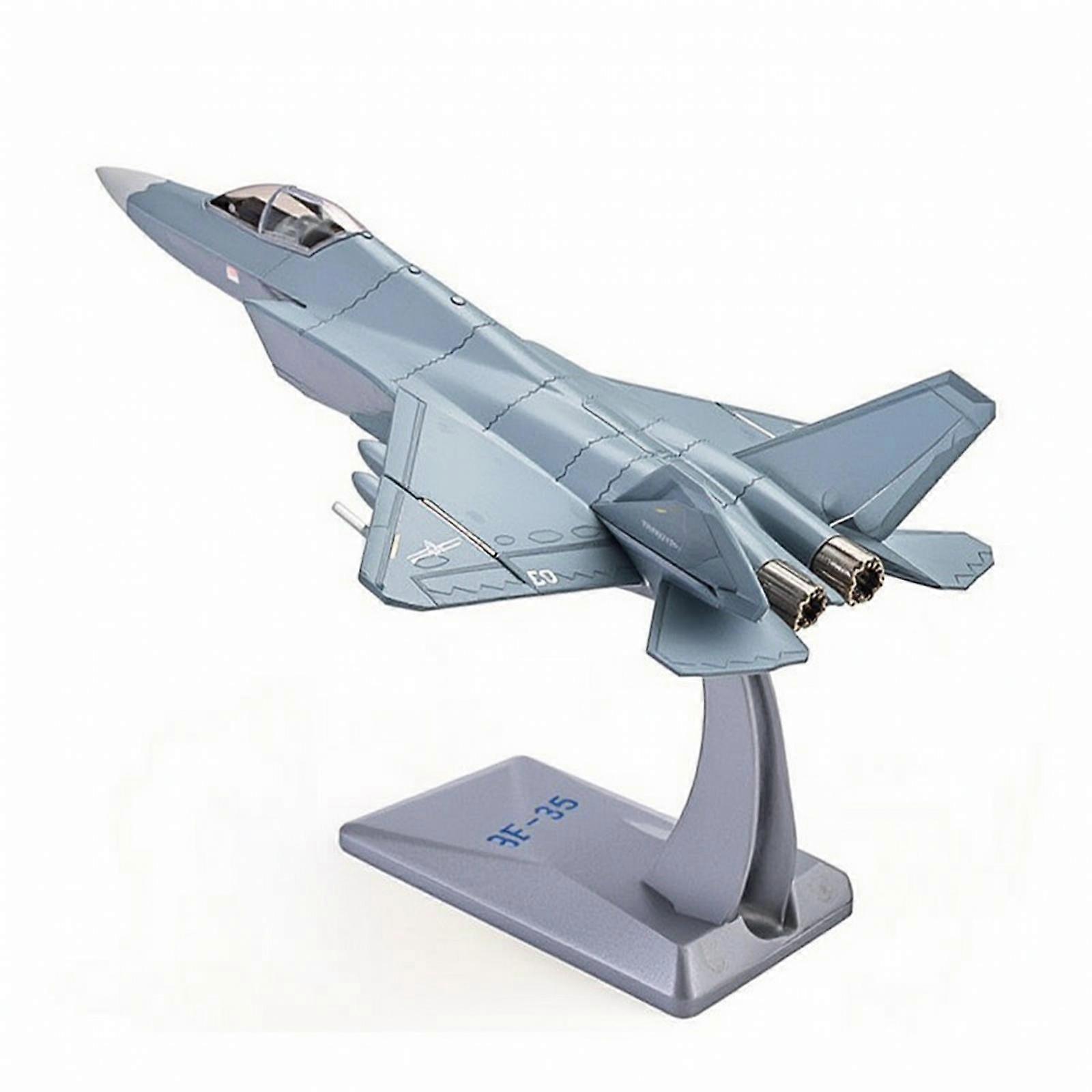 Fighter Jet Model Model with Display Stand 1:72 Scale Airplane Model with Stand