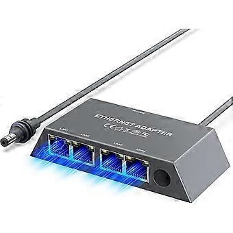 Multi Ports Starlink Gen 3/ Starlink Mini Ethernet Adapter for Wired External Network, 4 Ports Starlink Ethernet Adapter