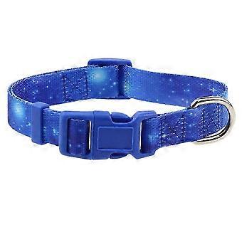 Dog Collar Reflective Adjustable with Neoprene Padding and Quick Release Clips