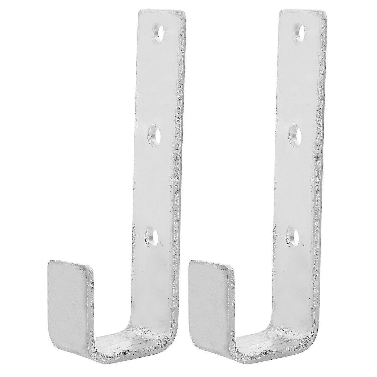 2-Pack J-Hook Brackets for Bunk Beds - Durable Ladder Mounting Hardware