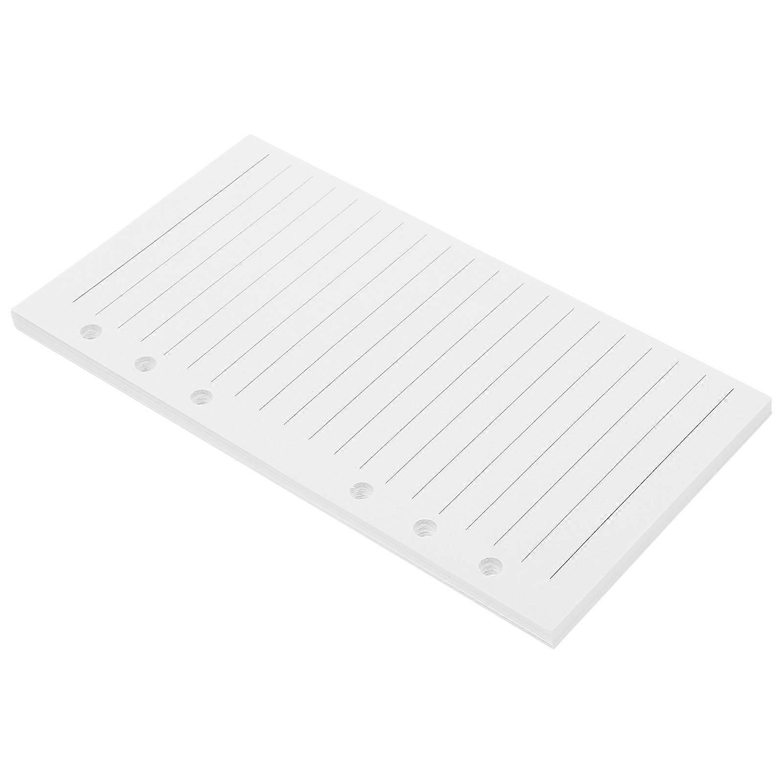 White Loose Leaf Paper Binder Replacement for Writing 45Sheets Notepad