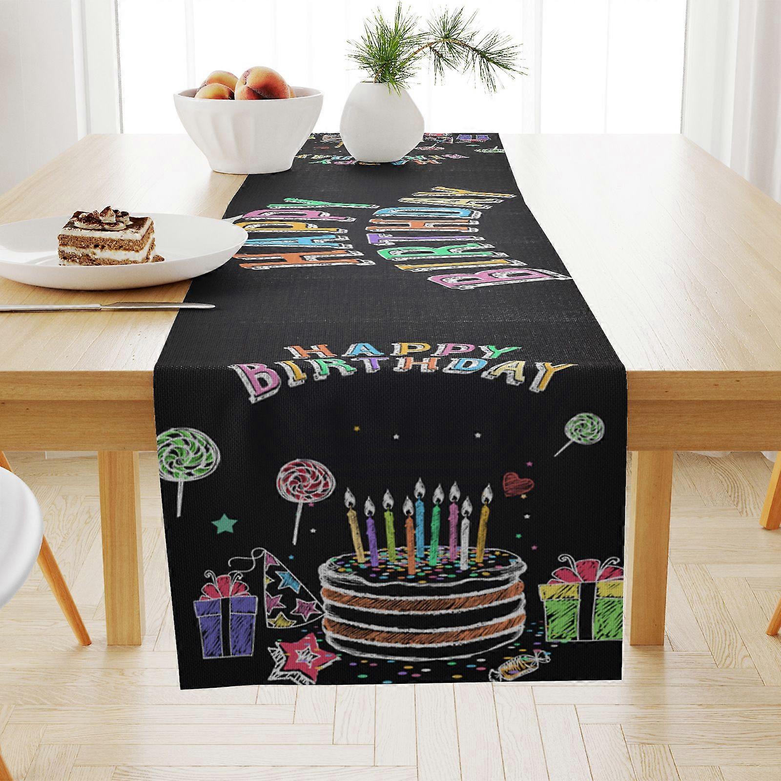 33*183CMLinen table runner 18