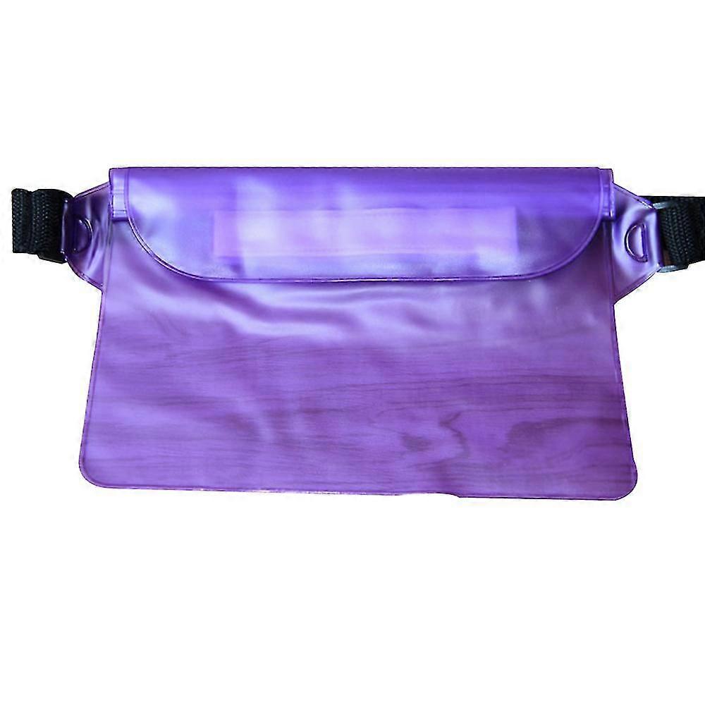 Waterproof Pouch Bag With Adjustable Waist Strap-screen Touchable