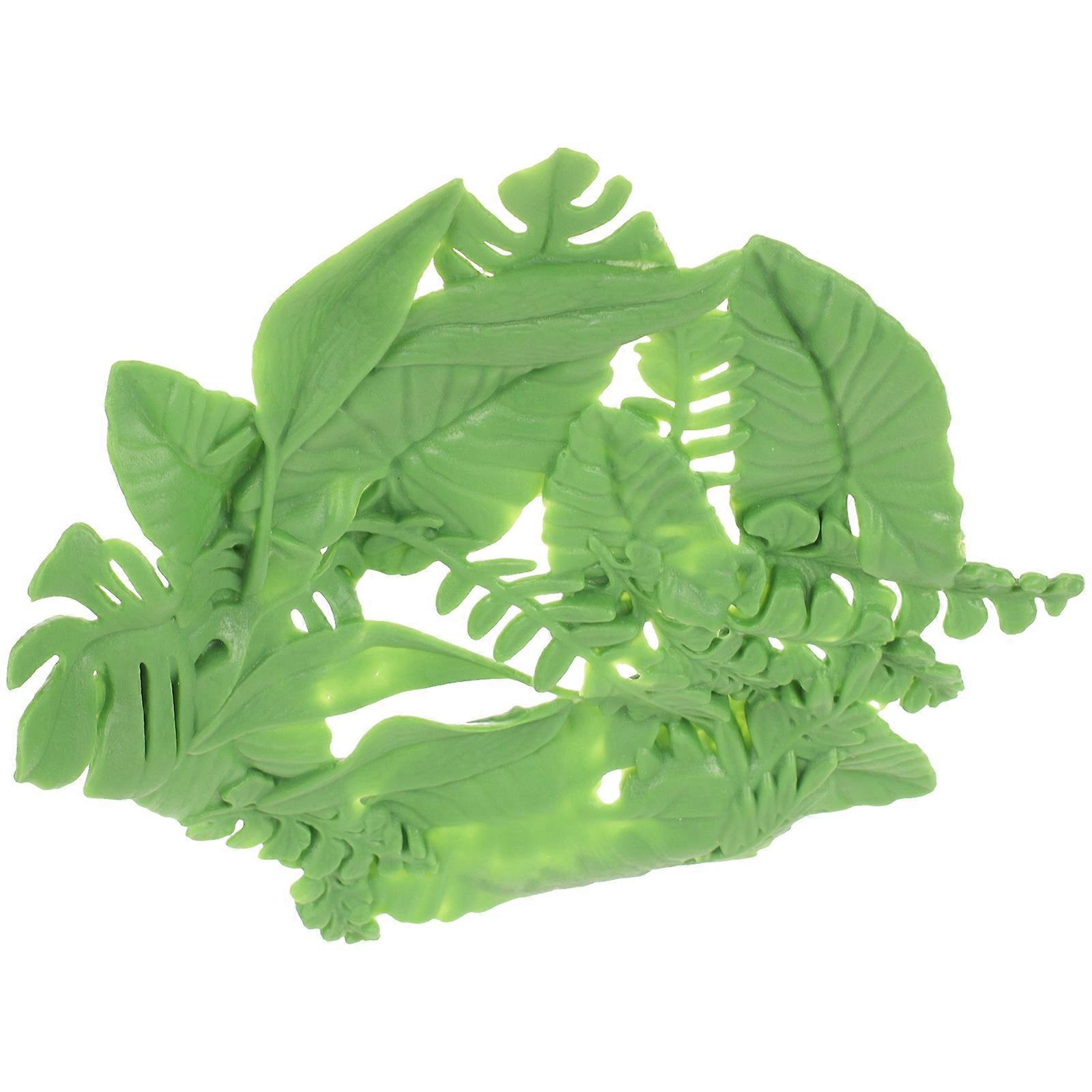 Simulation Leaf Model Miniature Leaf Decor for Garden Layout Supply 1 Bag