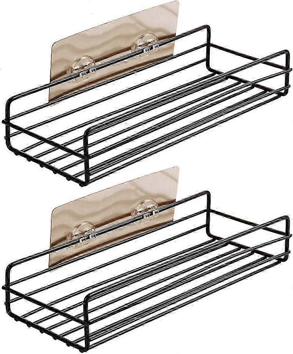 Shower shelf without drilling, 2-pack shower shelf wall shelf
