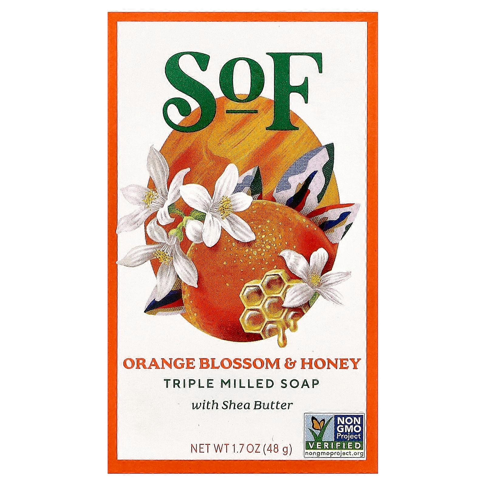 SoF, Triple Milled Bar Soap with Shea Butter