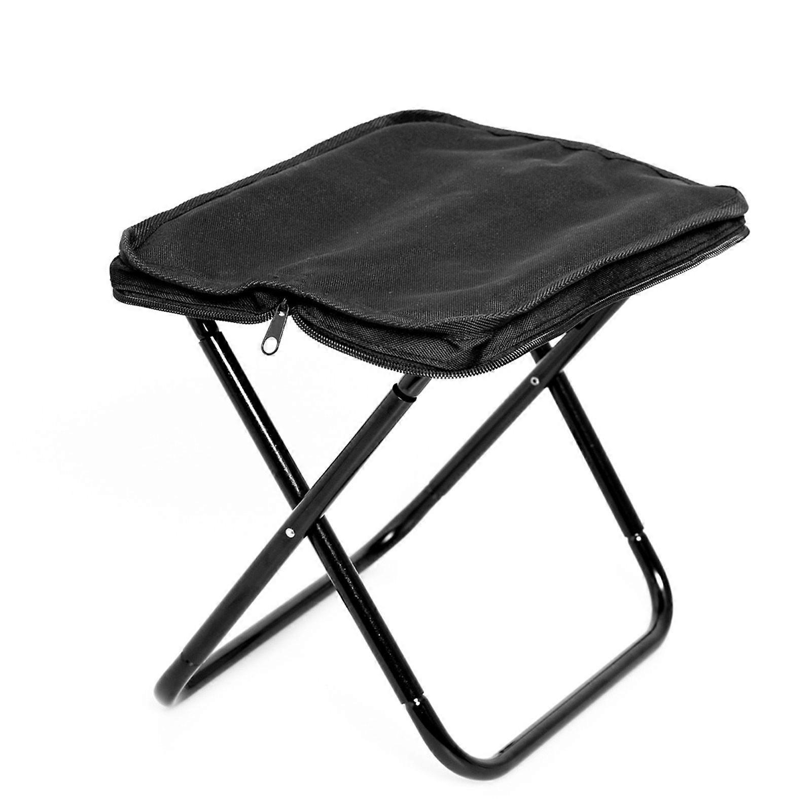 Portable Folding Camping Stool Zip Packed Stool Lightweight Collapsible Stool for Outdoor Camping