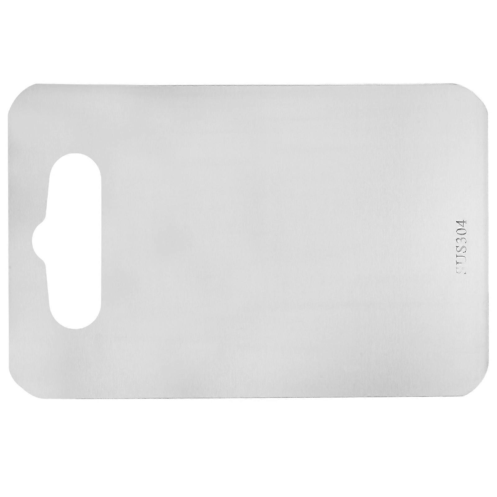 Stainless Steel Cutting Board for Kitchen Use Rust-Proof Rectangular 1 Piece