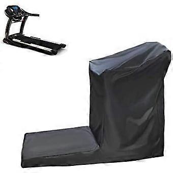 Protective cover for treadmill with zipper for outdoor or indoor use - Waterproof - Black (185x91x155cm)